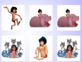 Gêm Cerdyn Cof Mowgli Match  ar-lein