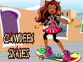 Gêm Clawdeen esgidiau sglefrio  ar-lein