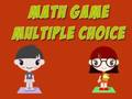 Gêm Gêm Math Dewis Lluosog  ar-lein