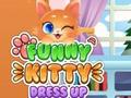 Gêm Kitty Doniol Gwisgo Fyny  ar-lein