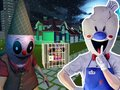 Gêm Scream Iâ Arswyd Cymydog Brawychus  ar-lein