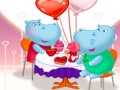 Gêm Caffi Hippo Valentine  ar-lein