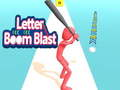 Gêm Llythyr Boom Blast  ar-lein