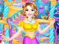 Gêm Glanhau ac Addurno Mermaid House  ar-lein