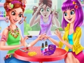 Gêm Salon Ffasiwn Celf Ewinedd Candy  ar-lein