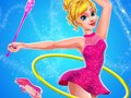 Gêm Merched SuperStar Gymnasteg Gwisgo Fyny  ar-lein