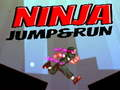 Gêm Ninja Neidio a Rhedeg  ar-lein