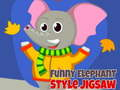 Gêm Jig-so Steil Eliffant Doniol  ar-lein