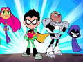 Gêm Casgliad Pos Jig-so Teen Titans  ar-lein