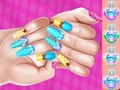 Gêm Elsa Princess Thema Celf Ewinedd Diy  ar-lein