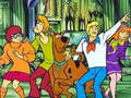 Gêm Casgliad Pos Jig-so Scooby Doo  ar-lein