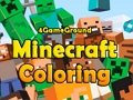 Gêm Llyfr lliwio Minecraft  ar-lein