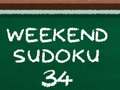 Gêm Penwythnos Sudoku 34  ar-lein
