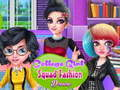 Gêm Dressup Ffasiwn Sgwad Merched y Coleg  ar-lein