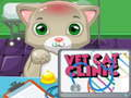 Gêm Clinig Milfeddyg Cat  ar-lein