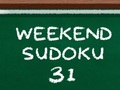Gêm Penwythnos Sudoku 31  ar-lein