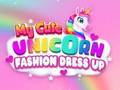 Gêm Fy Ffasiwn Unicorn Ciwt Gwisg Fyny  ar-lein