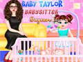 Gêm Gofal Dydd Babanod Taylor Gwarchodwr  ar-lein