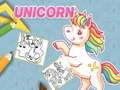 Gêm Llyfr Lliwio Unicorn  ar-lein
