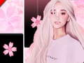 Gêm Ariana Grande Teils Piano Pinc, Cerddoriaeth a Hud  ar-lein