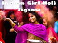 Gêm Jig-so Holi Merch Indiaidd  ar-lein
