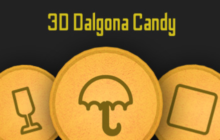 Gêm Candy Dalgona 3D  ar-lein