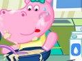Gêm Ysgol Goginio Hippo  ar-lein