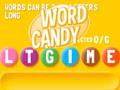 Gêm Candy Geiriau  ar-lein