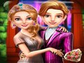 Gêm Brenhines Prom Gwisgo i fyny Calan Gaeaf  ar-lein