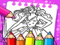 Gêm Llyfr Lliwio Barbie  ar-lein