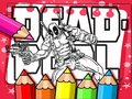 Gêm Llyfr Lliwio Deadpool  ar-lein