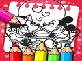 Gêm Llyfr Lliwio Mickey Mouse  ar-lein
