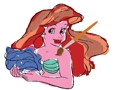 Gêm 4GameGround Little Mermaid Lliwio  ar-lein
