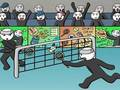 Gêm Stickman Ffigur Badminton 3 ar-lein