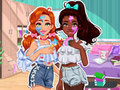 Gêm Gweddnewidiad Real BFF Jessie a Noelle  ar-lein