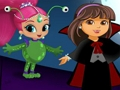 Gêm Mae Nick jr. Parêd Gwisgo i Fyny Calan Gaeaf  ar-lein