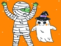 Gêm Jig-so Monsters Calan Gaeaf  ar-lein