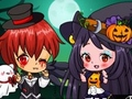 Gêm Cwpl Chibi Calan Gaeaf  ar-lein