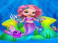Gêm Merch Ciwt Mermaid Gwisgo i Fyny  ar-lein