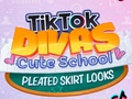 Gêm Sgert blethedig ysgol giwt TikTok Divas yn edrych  ar-lein