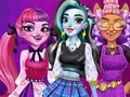 Gêm Ysgol Uwchradd Princess Monster Stwns  ar-lein