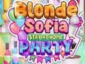 Gêm Parti Aros Gartref Sofia Blonde  ar-lein