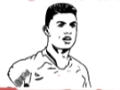 Gêm Llyfr Lliwio Ronaldo  ar-lein
