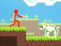 Gêm Stickman coch vs Ysgol Monster 2 ar-lein
