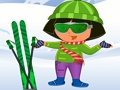 Gêm Dora Ski Gwisgo lan  ar-lein