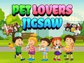 Gêm Jig-so Cariadon Anifeiliaid Anwes  ar-lein