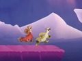 Gêm Oes yr Iâ: Manic Meteor Run  ar-lein