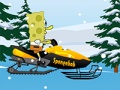 Gêm SpongeBob Snowmobile  ar-lein