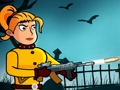 Gêm Heliwr Merched Ricochet Zombie  ar-lein