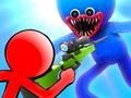 Gêm Stickman vs Huggy Wuggy ar-lein